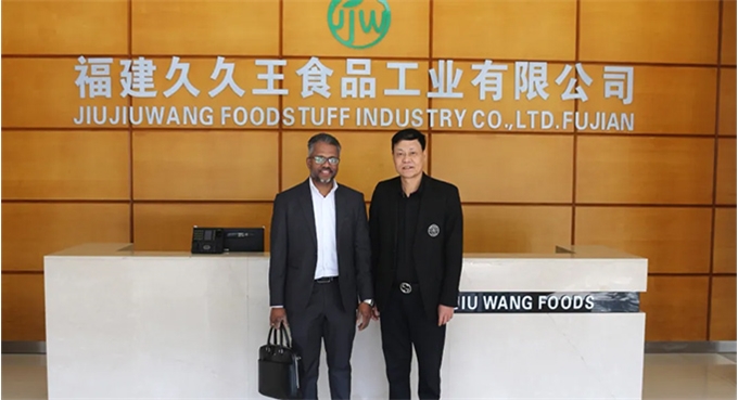 马来西亚公使Unny Sankar Ravi Sankar阁下访问久久王食品——赞誉高标准生产，积极推动双边市场合作